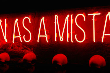 Text saying "It began as a mistake"